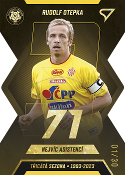 Rudolf Otepka Pribram SportZoo FORTUNA:LIGA 2022/23 2. serie Tricata Sezona F:L /30 #TS-21
